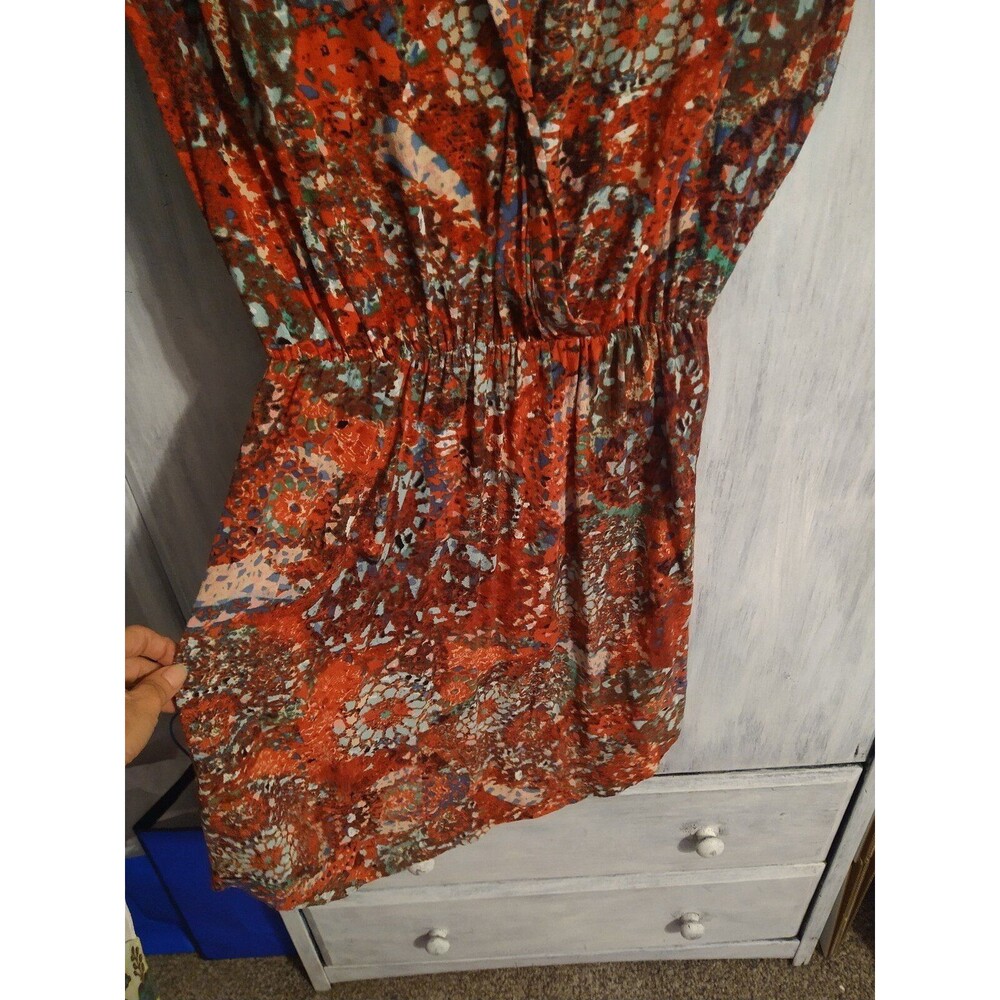 Cabi Vneck knee length ladies Dress Md boho  Feminine Cottage Core Beachy - Picture 5 of 10